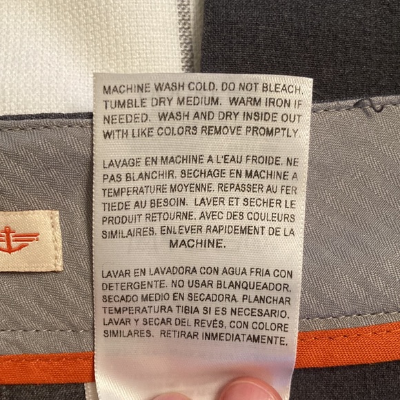 Charcoal Grey Slim Dress Pant - Picture 6 of 8